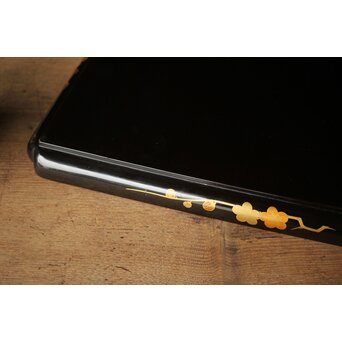 枝梅蒔絵 時代香盆　Q294 