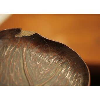 時代 桑蓮煎茶盆　X340 