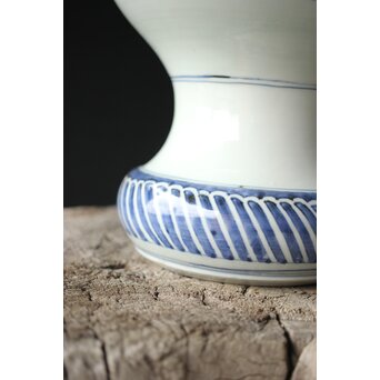 未完 絵付前 ひしゃげ古伊万里大花瓶　P328 