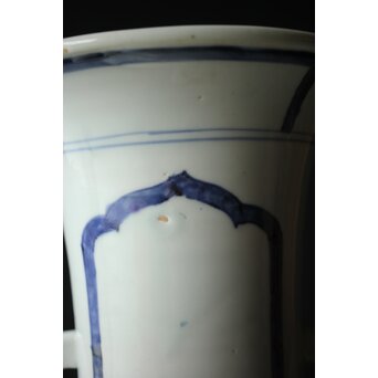 未完 絵付前 ひしゃげ古伊万里大花瓶　P328 