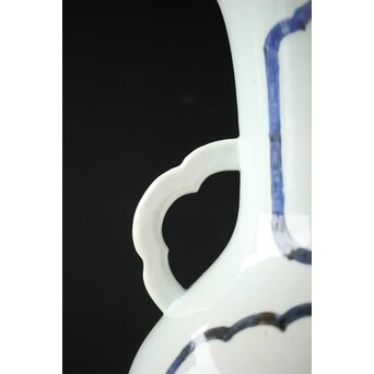 未完 絵付前 ひしゃげ古伊万里大花瓶　P328 