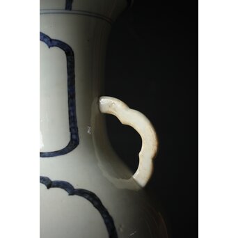 未完 絵付前 ひしゃげ古伊万里大花瓶　P328 