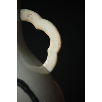 未完 絵付前 ひしゃげ古伊万里大花瓶　P328 