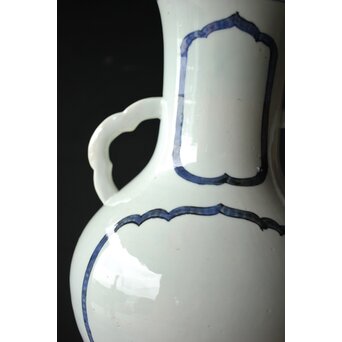 未完 絵付前 ひしゃげ古伊万里大花瓶　P328 