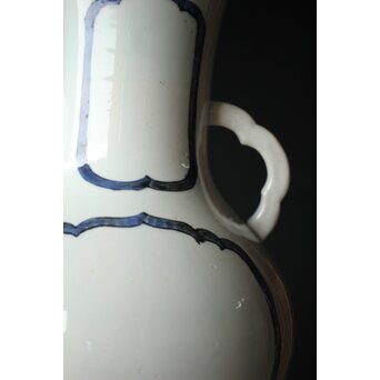 未完 絵付前 ひしゃげ古伊万里大花瓶　P328 