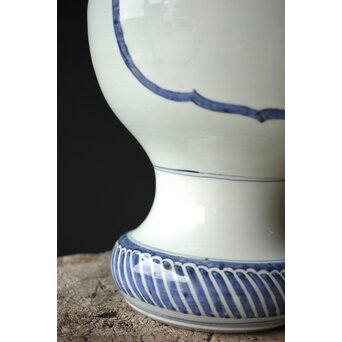 未完 絵付前 ひしゃげ古伊万里大花瓶　P328 