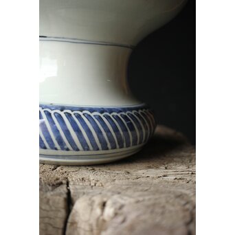 未完 絵付前 ひしゃげ古伊万里大花瓶　P328 