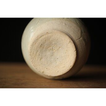 黒田陶々庵識 影青 小壺 草花文茶入　P329 