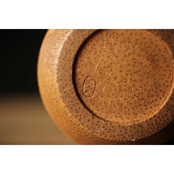 黒田正玄作 竹根茶入/中次　U276 