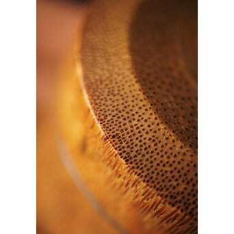 黒田正玄作 竹根茶入/中次　U276 