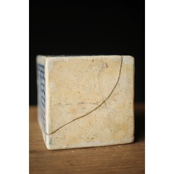 染付市松 青花小花瓶 茶入　P330 