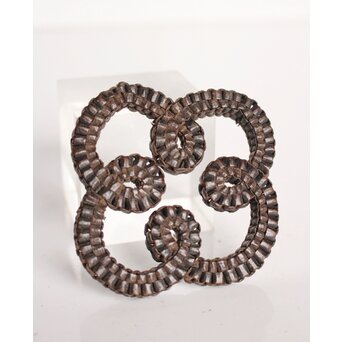 時代竹工芸 茶銚敷/急須盆/瓶座 一式　U277 