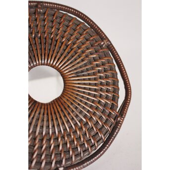 時代竹工芸 茶銚敷/急須盆/瓶座 一式　U277 