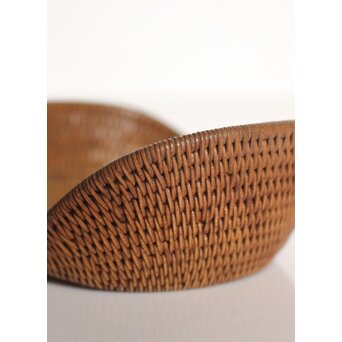 時代竹工芸 茶銚敷/急須盆/瓶座 一式　U277 