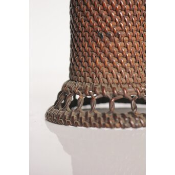 時代竹工芸 網代茶巾筒/杓立　U278 