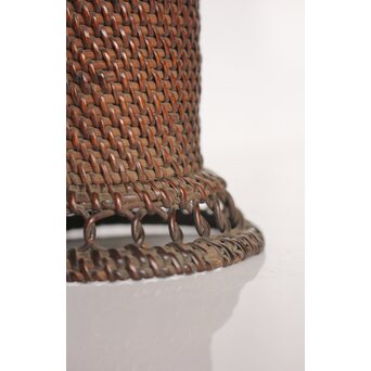 時代竹工芸 網代茶巾筒/杓立　U278 