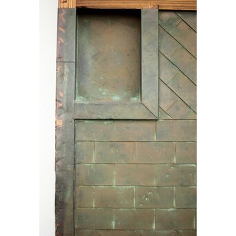 銅張 格子蔵戸　W062Y 