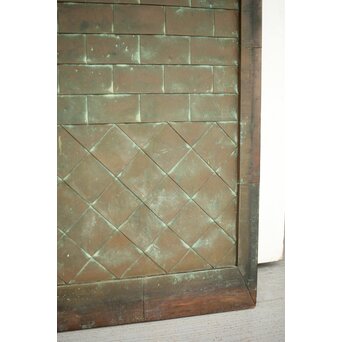 銅張 格子蔵戸　W062Y 