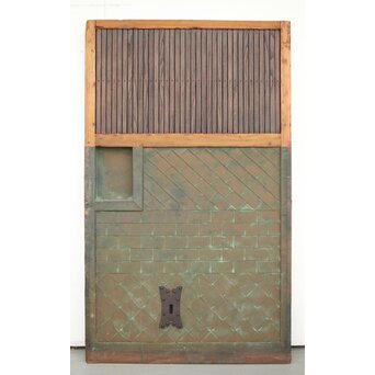 銅張 格子蔵戸　W062Y