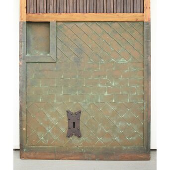 銅張 格子蔵戸　W062Y 