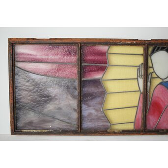 鉄枠 ステンドグラス　Y035YD 