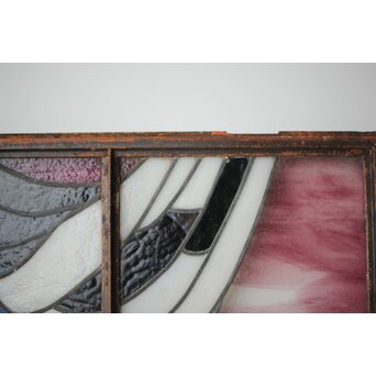 鉄枠 ステンドグラス　Y035YD 