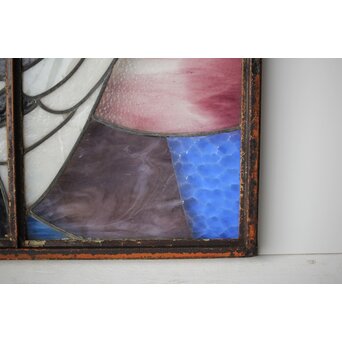 鉄枠 ステンドグラス　Y035YD 