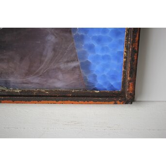 鉄枠 ステンドグラス　Y035YD 