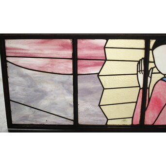 鉄枠 ステンドグラス　Y035YD 