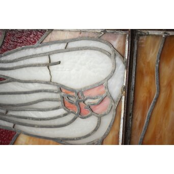 鉄枠 ステンドグラス　Y036YD 