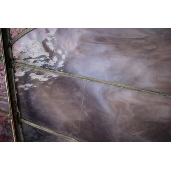 鉄枠 ステンドグラス　Y036YD 