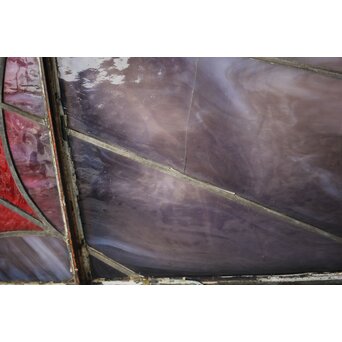 鉄枠 ステンドグラス　Y036YD 