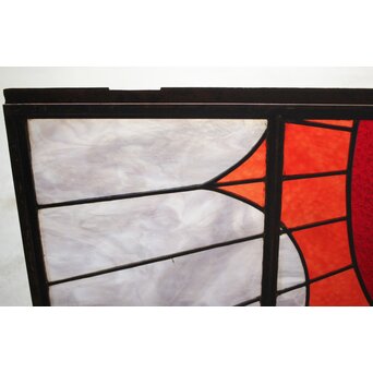 鉄枠 ステンドグラス　Y036YD 