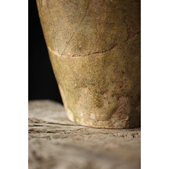 古瀬戸 灰釉劃花文瓶子　P331 