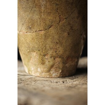 古瀬戸 灰釉劃花文瓶子　P331 