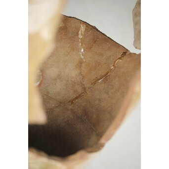 古瀬戸 灰釉劃花文瓶子　P331 