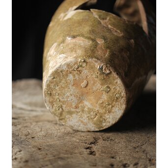 古瀬戸 灰釉劃花文瓶子　P331 