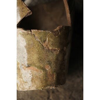 古瀬戸 灰釉劃花文瓶子　P331 