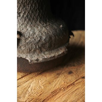 江戸名越家七代 名越一釜斎/昌明 大磯釜　M306 