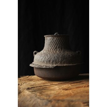 江戸名越家七代 名越一釜斎/昌明 大磯釜　M306 