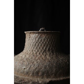 江戸名越家七代 名越一釜斎/昌明 大磯釜　M306 