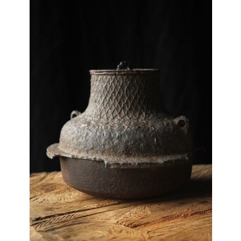 江戸名越家七代 名越一釜斎/昌明 大磯釜　M306