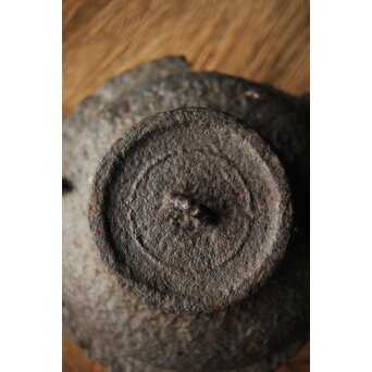 江戸名越家七代 名越一釜斎/昌明 大磯釜　M306 