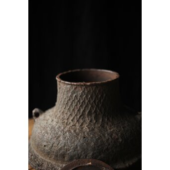 江戸名越家七代 名越一釜斎/昌明 大磯釜　M306 