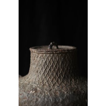 江戸名越家七代 名越一釜斎/昌明 大磯釜　M306 