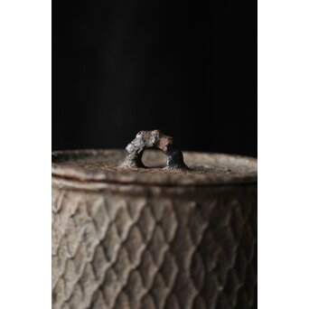 江戸名越家七代 名越一釜斎/昌明 大磯釜　M306 