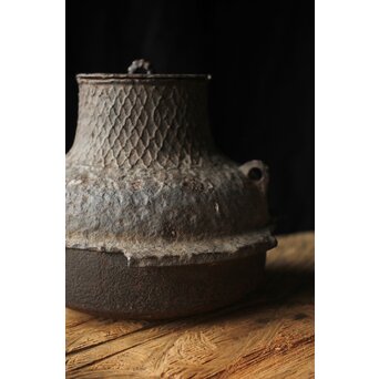 江戸名越家七代 名越一釜斎/昌明 大磯釜　M306 