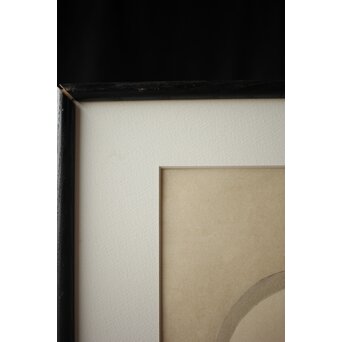 井元荻浦 木版画 兎 版権 土井英一　Z283 