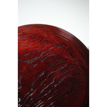 村瀬治兵衛 朱刷毛目 栗ハツリ千菓子器 五客一組　Q296 