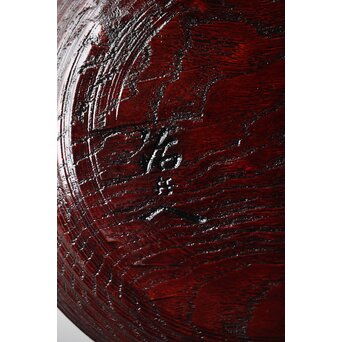 村瀬治兵衛 朱刷毛目 栗ハツリ千菓子器 五客一組　Q296 